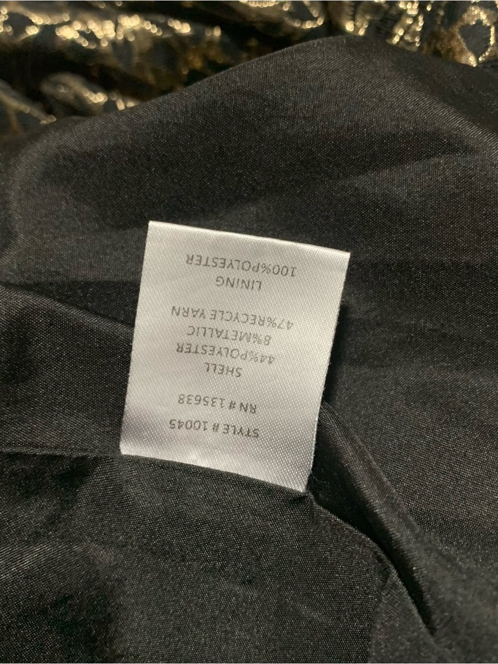 Hutch Black Rosario Gown Size 8 - Picture 8 of 8
